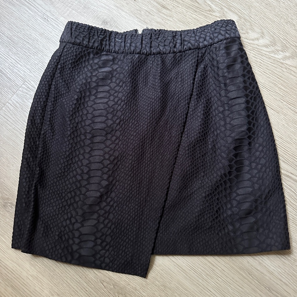 TopShop Asymmetrical Snake Skirt